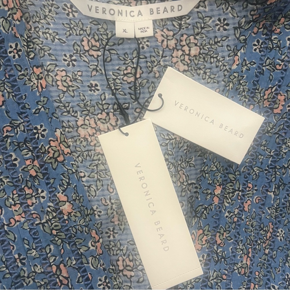 Veronica Beard Kameya Floral Midi Dress - Picture 12 of 12